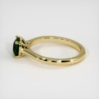 1.15 Ct. Green Sapphire Ring, 10K Yellow Gold 4