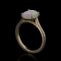 1.72 Ct. Gemstone Ring, 14K Yellow Gold 2