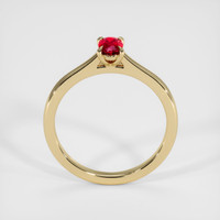0.38 Ct. Ruby Ring, 14K Yellow Gold 3
