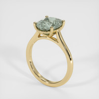 4.70 Ct. Sapphire Ring, 14K Yellow Gold 2