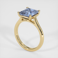 4.62 Ct. Sapphire Ring, 14K Yellow Gold 2