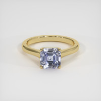 2.57 Ct. Blue Sapphire Ring, 14K Yellow Gold 1