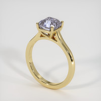 2.57 Ct. Blue Sapphire Ring, 14K Yellow Gold 2