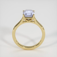2.57 Ct. Blue Sapphire Ring, 14K Yellow Gold 3