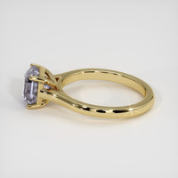 2.57 Ct. Blue Sapphire Ring, 14K Yellow Gold 4