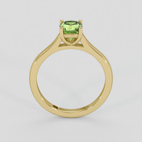 1.07 Ct. Yellowish Green Sapphire Ring, 14K Yellow Gold 3