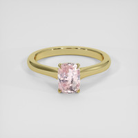 2.08 Ct. Pink Sapphire Ring, 14K Yellow Gold 1