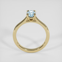 1.05 Ct. Blue Sapphire Ring, 14K Yellow Gold 3