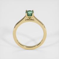 0.79 Ct. Bluish Green Sapphire Ring, 14K Yellow Gold 3