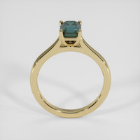 1.48 Ct. Bluish Green Sapphire Ring, 14K Yellow Gold 3