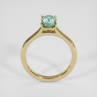 1.83 Ct. Bluish Green Sapphire Ring, 14K Yellow Gold 3