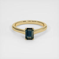 1.16 Ct. Sapphire Ring, 14K Yellow Gold 1