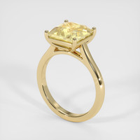 4.00 Ct. Sapphire Ring, 14K Yellow Gold 2