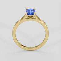 1.35 Ct. Blue Sapphire Ring, 18K Yellow Gold 3