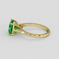 2.67 Ct. Emerald Ring, 18K Yellow Gold 4