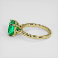 2.61 Ct. Emerald Ring, 18K Yellow Gold 4