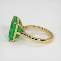 8.31 Ct. Emerald Ring, 18K Yellow Gold 4