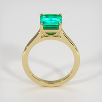 2.59 Ct. Emerald Ring, 18K Yellow Gold 3