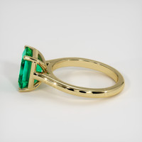 2.59 Ct. Emerald Ring, 18K Yellow Gold 4