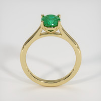 1.30 Ct. Emerald Ring, 18K Yellow Gold 3