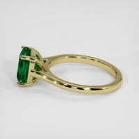 2.09 Ct. Emerald Ring, 18K Yellow Gold 4