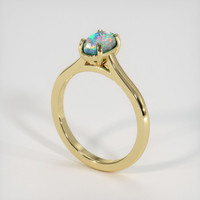 0.85 Ct. Gemstone Ring, 18K Yellow Gold 2