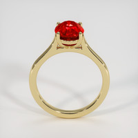 2.52 Ct. Ruby Ring, 18K Yellow Gold 3