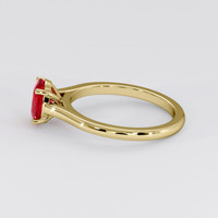 1.59 Ct. Ruby Ring, 18K Yellow Gold 4