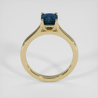 1.62 Ct. Greenish Blue Sapphire Ring, 18K Yellow Gold 3