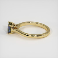 1.11 Ct. Bi Color Sapphire Ring, 18K Yellow Gold 4