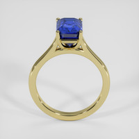 3.68 Ct. Blue Sapphire Ring, 18K Yellow Gold 3