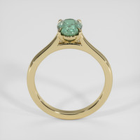 1.63 Ct. Bluish Green Sapphire Ring, 18K Yellow Gold 3