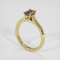 1.12 Ct. Bi Color Sapphire Ring, 18K Yellow Gold 2