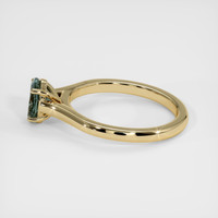 0.77 Ct. Sapphire Ring, 18K Yellow Gold 4