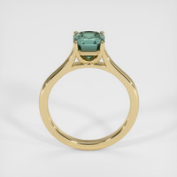1.75 Ct. Bluish Green Sapphire Ring, 18K Yellow Gold 3