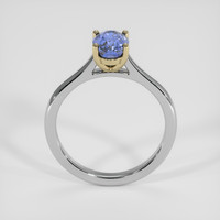 1.55 Ct. Blue Sapphire Ring, 14K Yellow & White 3