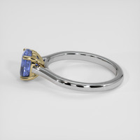 1.55 Ct. Blue Sapphire Ring, 14K Yellow & White 4