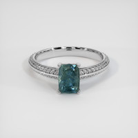 1.53 Ct. Sapphire Ring, Platinum 950 1