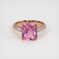 3.37 Ct. Sapphire Ring, 14K Rose Gold 1