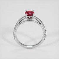 1.15 Ct. Ruby Ring, 10K White Gold 3