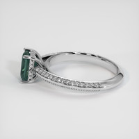 1.53 Ct. Sapphire Ring, 14K White Gold 4