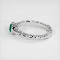 1.16 Ct. Emerald Ring, Platinum 950 4