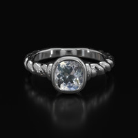 1.18 Ct. Gemstone Ring, Platinum 950 1