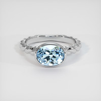 1.85 Ct. Gemstone Ring, Platinum 950 1