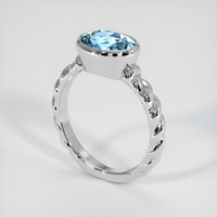 1.85 Ct. Gemstone Ring, Platinum 950 2