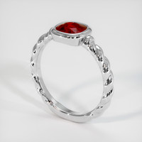 1.03 Ct. Ruby Ring, Platinum 950 2