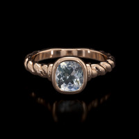 1.18 Ct. Gemstone Ring, 14K Rose Gold 1