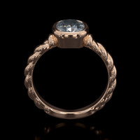 1.18 Ct. Gemstone Ring, 14K Rose Gold 3