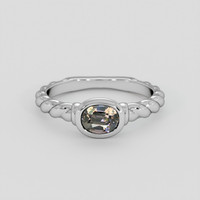 1.14 Ct. Color Change Garnet Ring, 10K White Gold 1