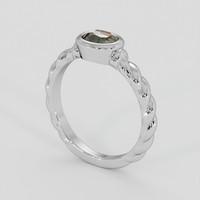 1.14 Ct. Color Change Garnet Ring, 10K White Gold 2